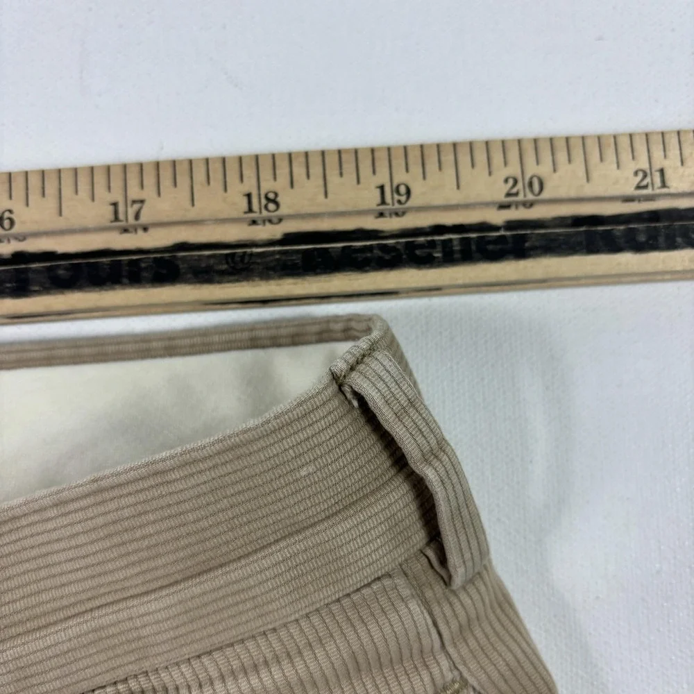 Vintage Polo Ralph‎ Lauren Dress Pants Mens 40x32 Beige Corduroy Pleated Cuffed